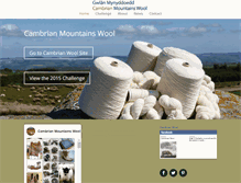 Tablet Screenshot of cambrianmountainswool.org